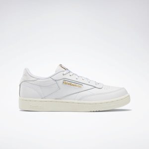 Reebok Club C Turnschuhe Kinder - Weiß/Gold - DE 107-FXU